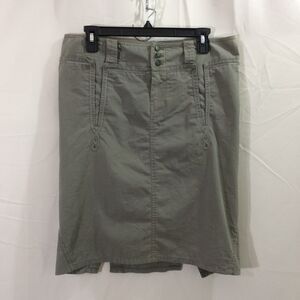 Diesel Vintage Skirt Y2K Utility Sage Green Cotton Blend Double Back Slip Siz 30